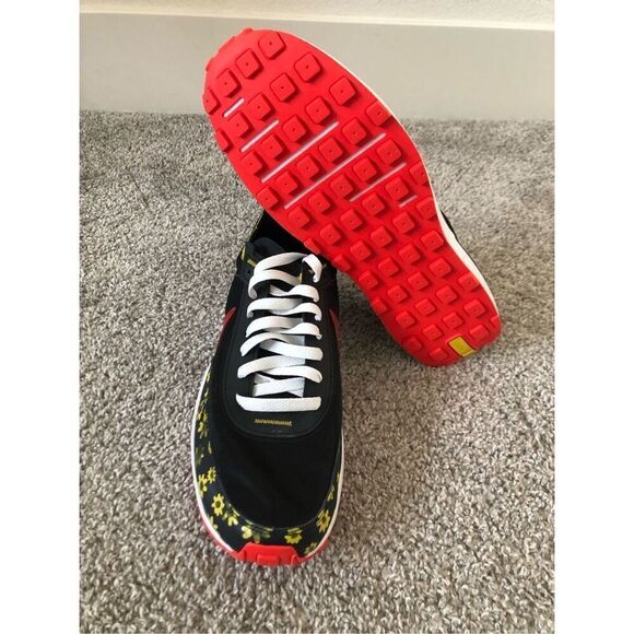 Nike Free Run Waffle Sunflower Black/Red Men's Size 11 - Picture 5 of 6